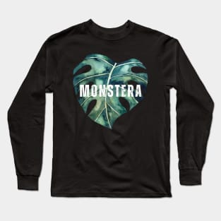 Monstera Plant Mama Plant Lovers Gift Ideas Long Sleeve T-Shirt